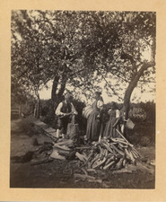 Allemagne, Forêt Noire (Schwarzwald), Costumes allemands  Vintage albumen print.