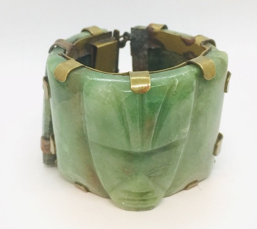 Bracelet laiton jade - en,
