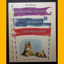 Un Grand Album d'Or BLANCHE-NEIGE Les Enfants de Bambi CENDRILLON Disney 1962