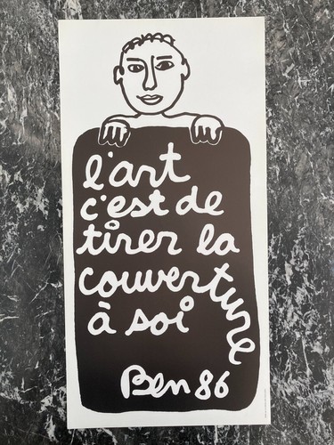 Ben vautier 1986 art est - ben,