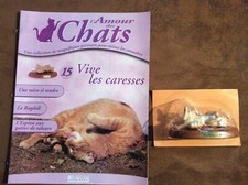 CHATS CHATON N°15 COLLECTION ÉDITIONS ATLAS LIVRET FIGURINE VIVE LES CARESSES