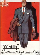 Publicité ancienne vêtement