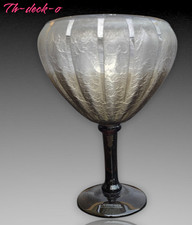 SCHNEIDER GRANDE COUPE BIJOU VERRE DÉGAGÉ A L'ACIDE ART DECO 1930 HT.29.5CM.