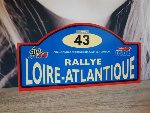 Ancienne plaque rallye - plaque,