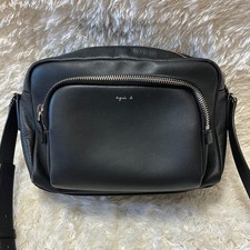 Agnes b Black Leather Shoulder