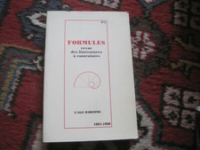 FORMULES N°1/ revue des