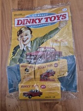 Classique DINKY Jouets Collection 184 Volvo 122S Voiture Rouge Deagostini + Mag