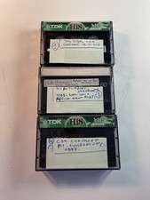 Lot 3 Cassette Vidéo TDK