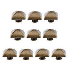 10 Ensembles Cône Pointe  Metal Stud Rivet Punk Chaussures Vêtements