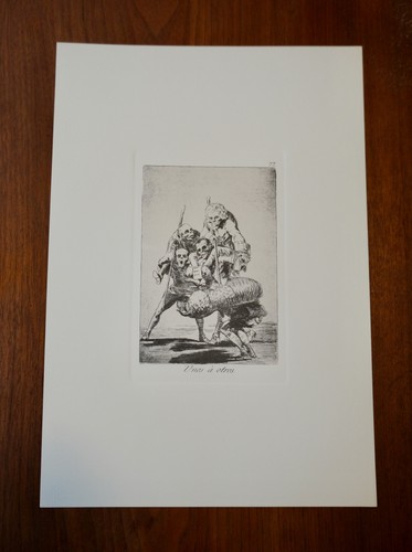 Goya los caprichos plate - caprichos, 77