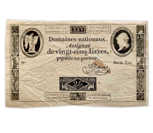 Assignat livres 1792 - 1792,