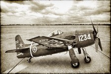 Photo avion de guerre ancien