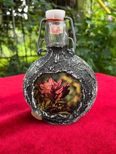 Bouteille décorative vintage – verre & bouchon mécanique