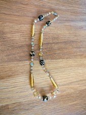 Collier Vintage 60's 70's en perles de verre de Murano 