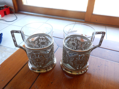 Paire tasses thé gobelets - tasses,