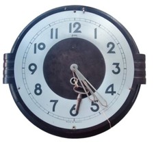 Ancien Pendule Horloge Murale  Japy Bakélite Art Déco 1930/Old pendulum clock