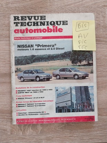 Revue technique nissan - nissan, primera