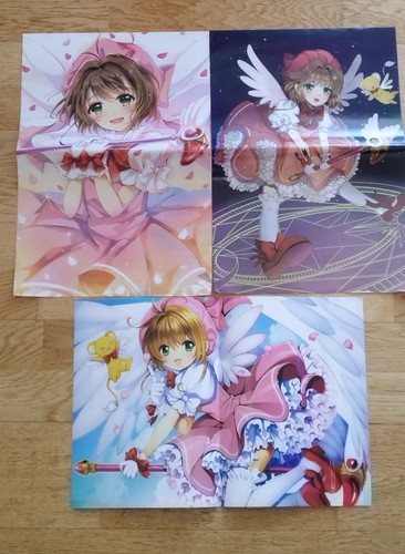 Lot poster card captor sakura - captor,