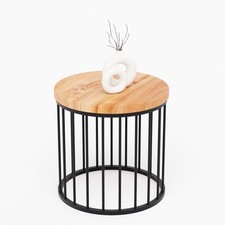 Table Basse Ronde en Bois