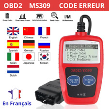 Scanner OBD2 Diagnostic Auto MS309 Outil Multimarque Voiture Universel Français