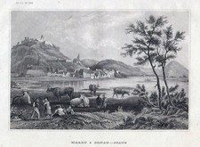 Marché & Donau-Stauf Table en Acier À 1845 De Bibliogr.insti.hildburghausen