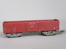 D268 Lima Réf 3182 HO Wagon Tombereau Brun Bogies SNCF 70 3 864-9 Vintage Italie