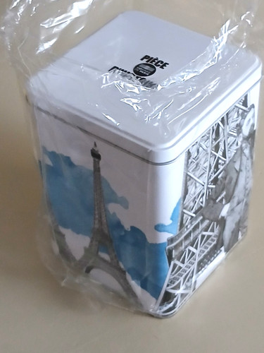 Boite métal bleue - boite,