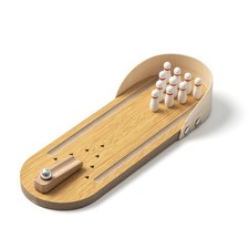 - Jeu de société de Bowling, Fabrication Piste Bois, de 1 à 4 Joueurs, à part...