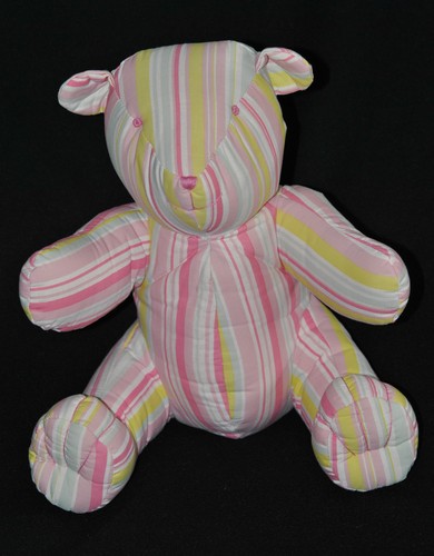 Peluche doudou ours rayé - 🍀peluche,