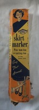 Vintage David Traum Skirt  Marker Wood Ruler Marker Sewing Tool with box