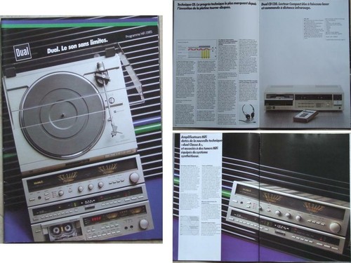 Brochure hifi dual 1985 - dual,
