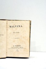 LIVRE ANCIEN COTTIN MALVINA