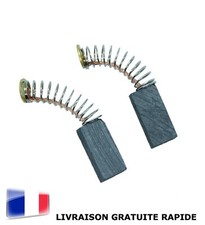 Paire de Charbons Moteur Électrique 4 x 6 x 13mm Universel Balais Brosses Neufs