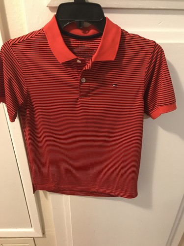 Boys red black stripes tommy - red,