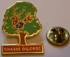 Pins Chasse du Croc Grand Gibier cerf sanglier chevreuil