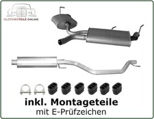 échappement kit opel - opel, vectra