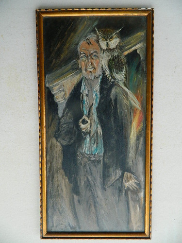 Tableau huile sur carton