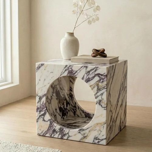 Table chevet marbre cat - de,