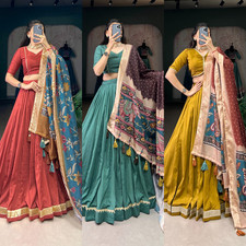 Indien Lehenga Mariage Vêtement Pakistanais Femme Lourd Fête Designer Lengha