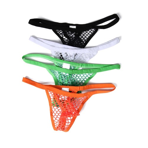 String sexy homme maille sous