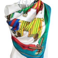 Foulard vintage HERMES Carre