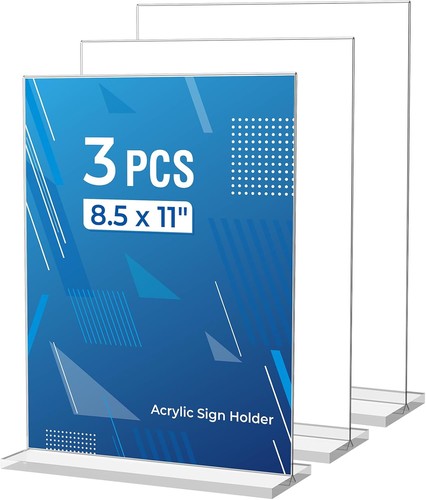 Pack acrylic sign - 3,