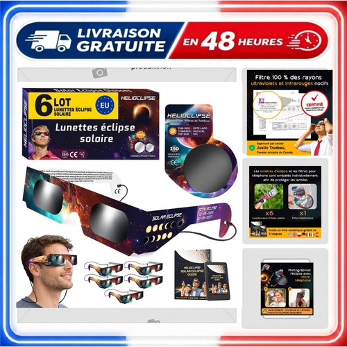 Lunettes éclipse solaire