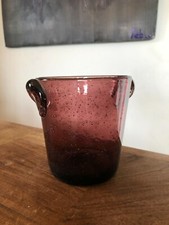 SEAU A GLACE EN VERRE SOUFFLÉ