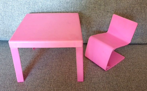 Chaise table vintage - chaise, mattel