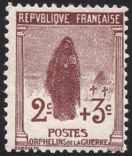 Timbre france année 1917 - timbre,