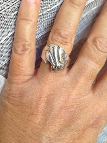 Ancienne bague dauphins en - bague,