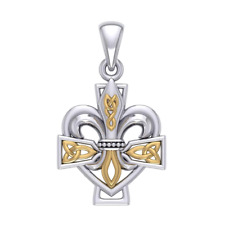 Fleur de Lis Croix 925