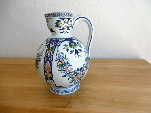 Pichet ventru faience gien - faience,