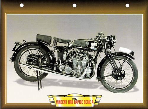 Carte fiche moto vincent - moto,